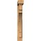Ekena Millwork Merced Block Smooth Bracket w/ Offset Brace, Western Red Cedar, 5 1/2"W x 30"D x 42"H BKT0604X30X42MRC05SWR - alternate 4